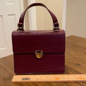 Brooks Brothers burgundy purse- NWOT